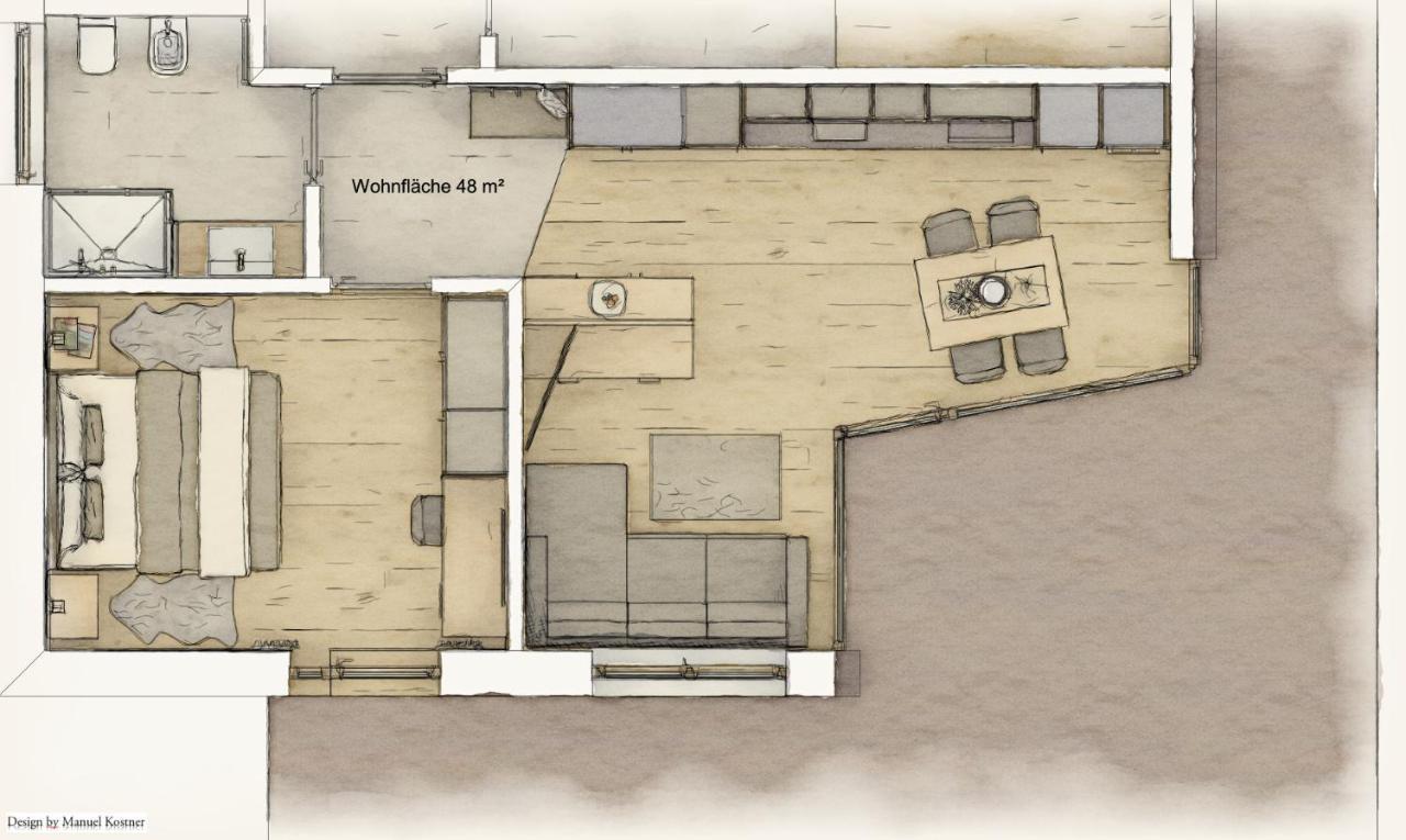 Appartements Pedescin Ortisei Exteriér fotografie
