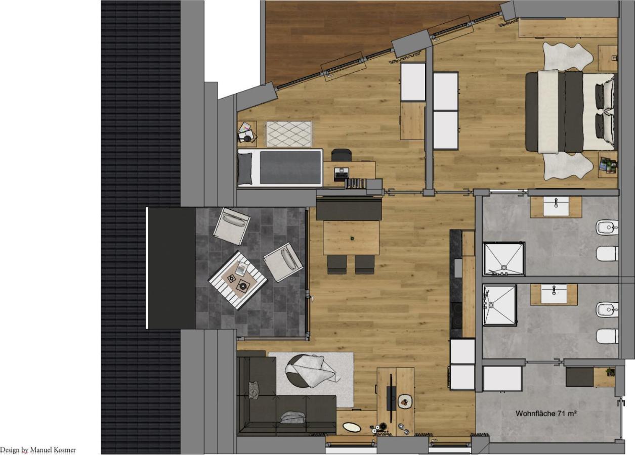 Appartements Pedescin Ortisei Exteriér fotografie