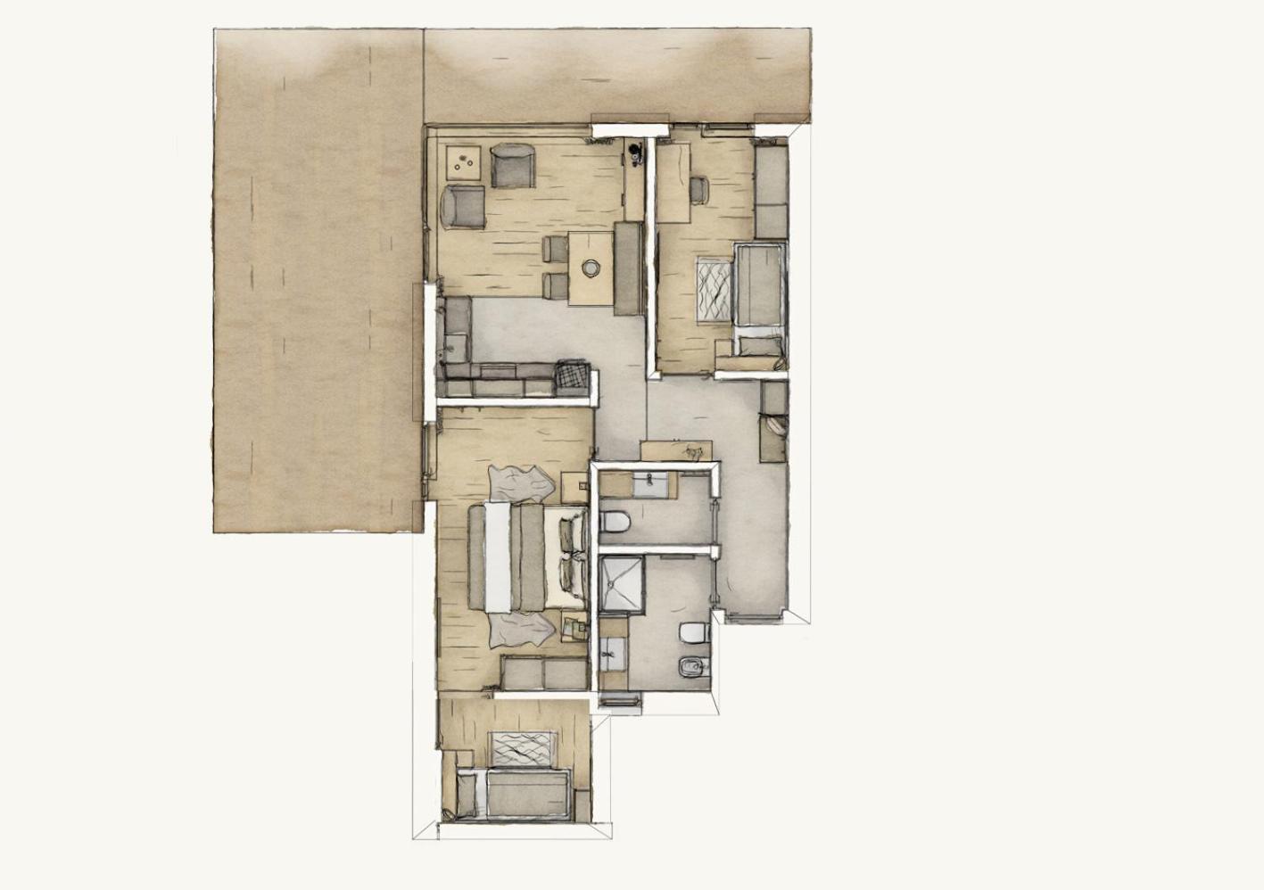 Appartements Pedescin Ortisei Exteriér fotografie